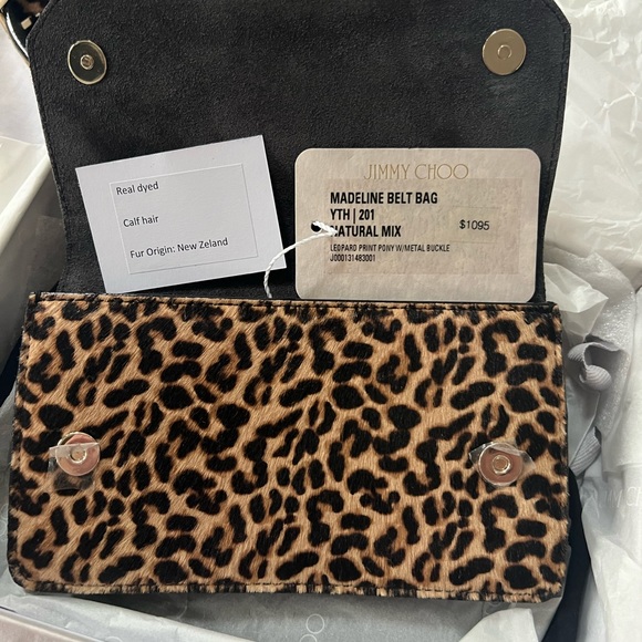 NWT Jimmy Choo pony hair belt bag - Picture 6 of 10